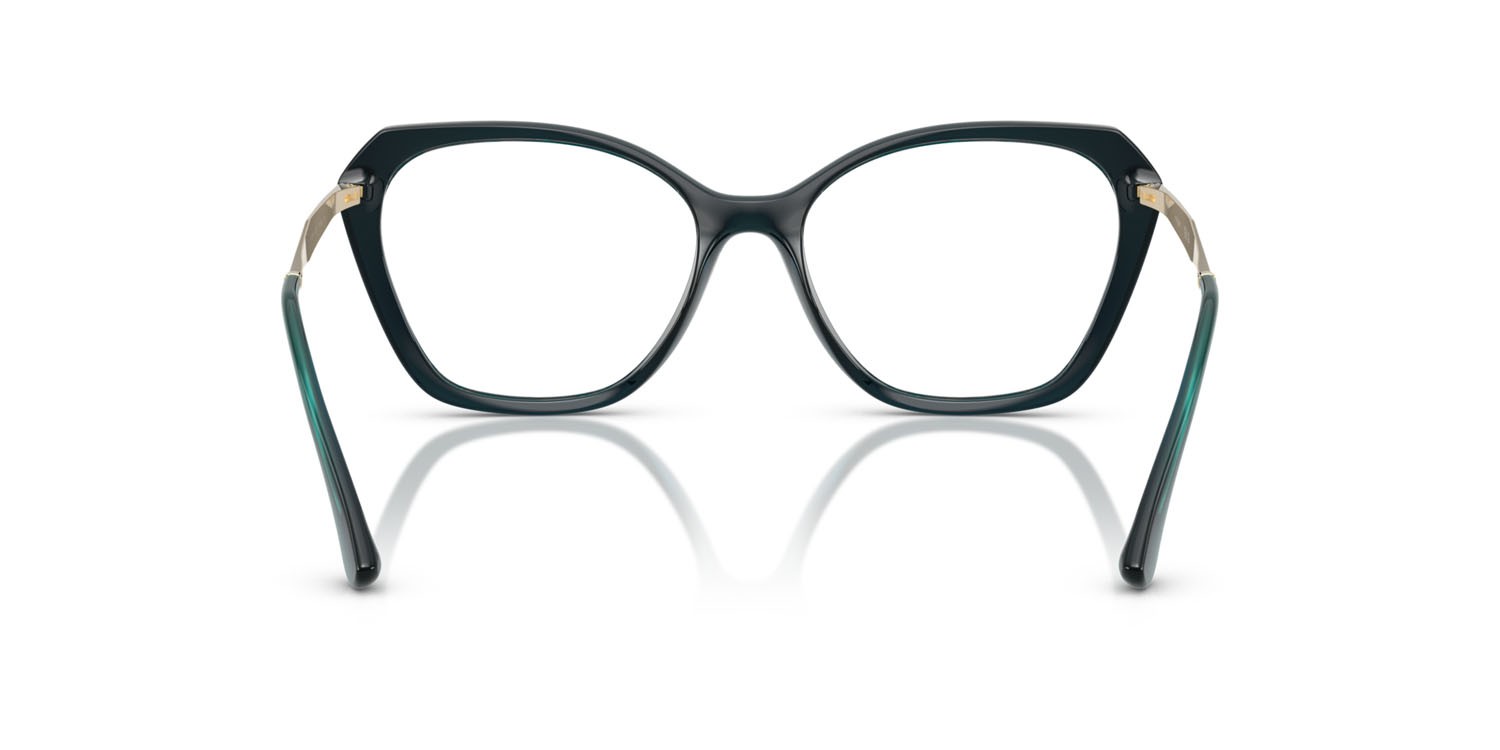 Eyeglasses Vogue VO 5522 (3224) color top blu/ottanio trasparente shape irregular lenses lente demo