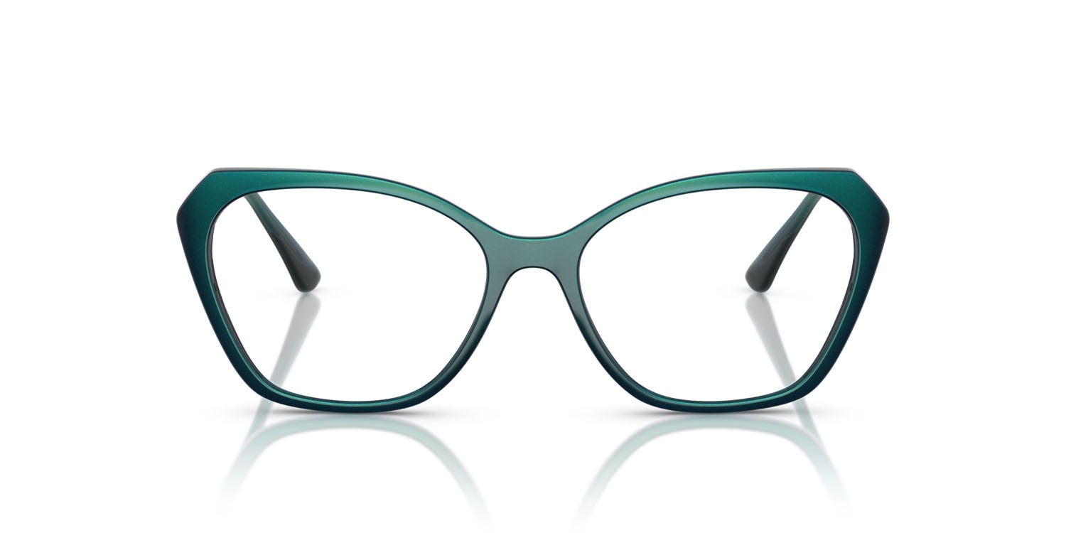 Eyeglasses Vogue VO 5522 (3224) color top blu/ottanio trasparente shape irregular lenses lente demo