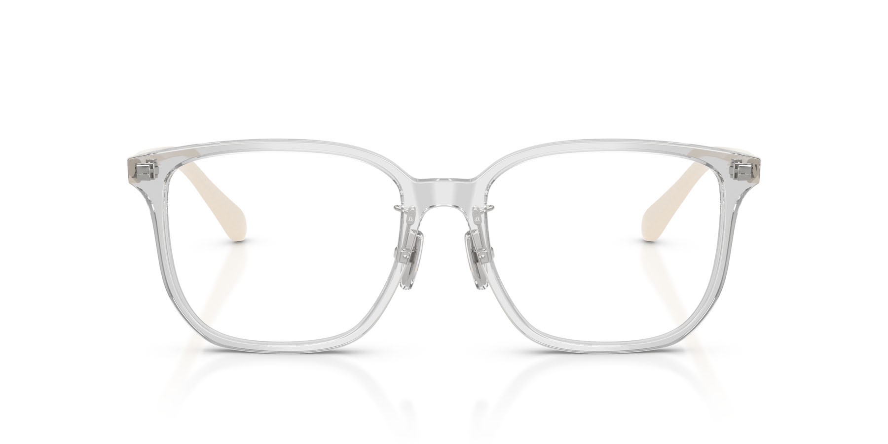 Occhiali da vista Vogue VO 5550D (3251) colore grigio trasparente forma quadrato lenti lente demo