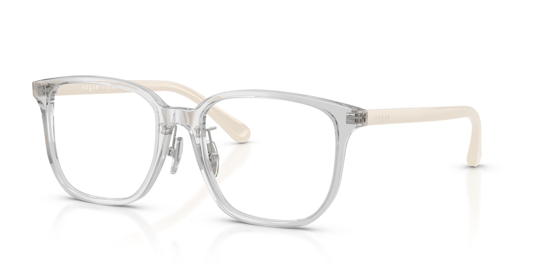 Occhiali da vista Vogue VO 5550D (3251) colore grigio trasparente forma quadrato lenti lente demo