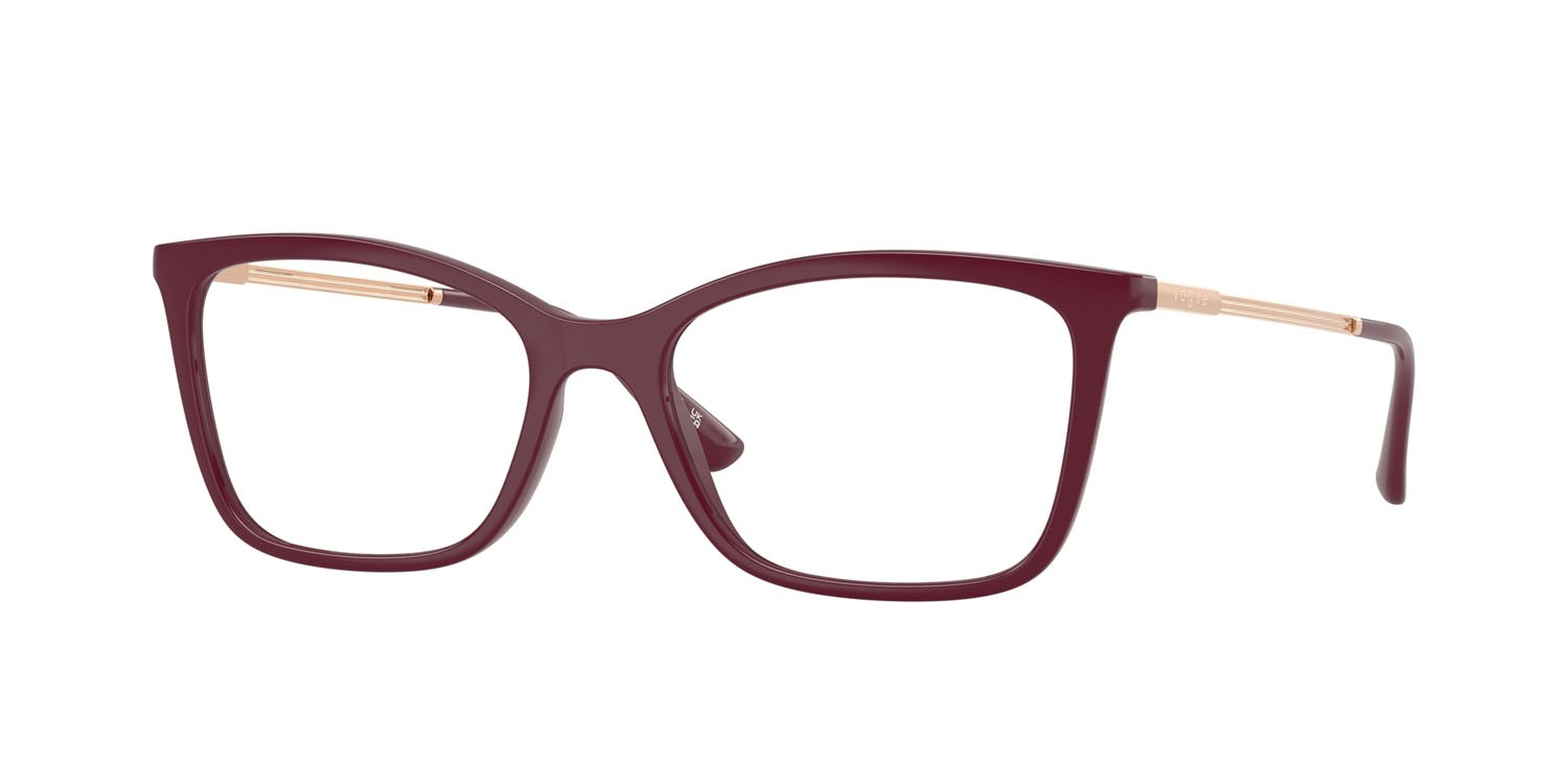 Eyeglasses Vogue VO 5563 (2875) color ciliegia full shape butterfly lenses lente demo