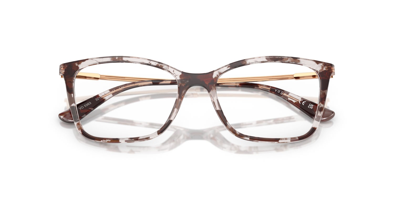 Eyeglasses Vogue VO 5563 (3218) color havana grigio shape butterfly lenses lente demo