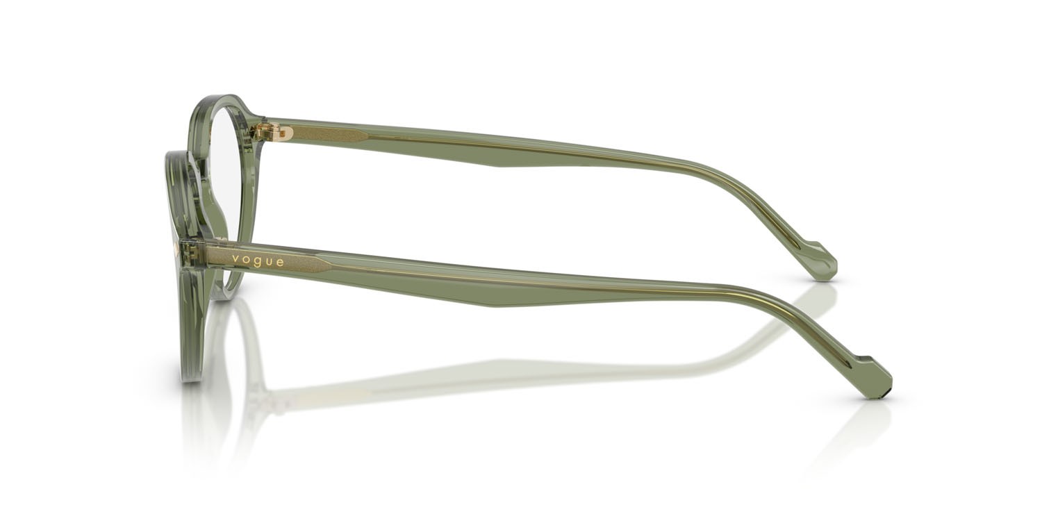 Occhiali da vista Vogue VO 5598 (3187) colore verde trasparente forma pantos lenti lente demo