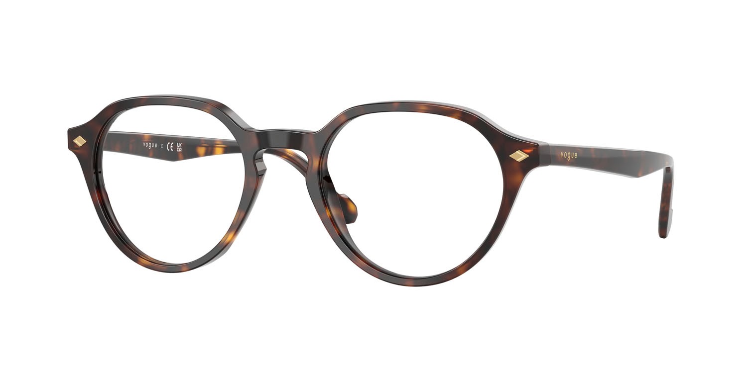 Occhiali da vista Vogue VO 5598 (W656) colore havana scuro forma pantos lenti lente demo