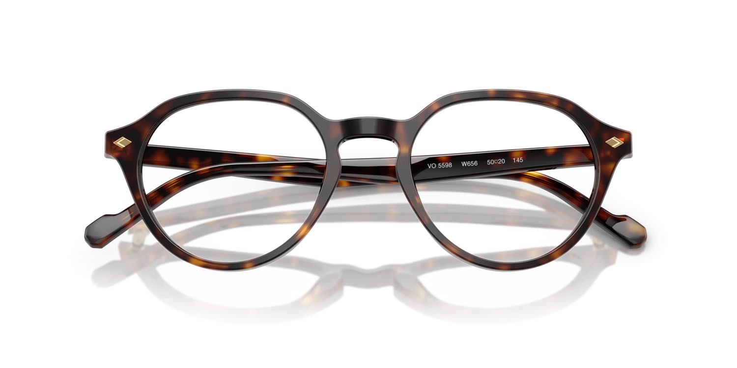 Occhiali da vista Vogue VO 5598 (W656) colore havana scuro forma pantos lenti lente demo