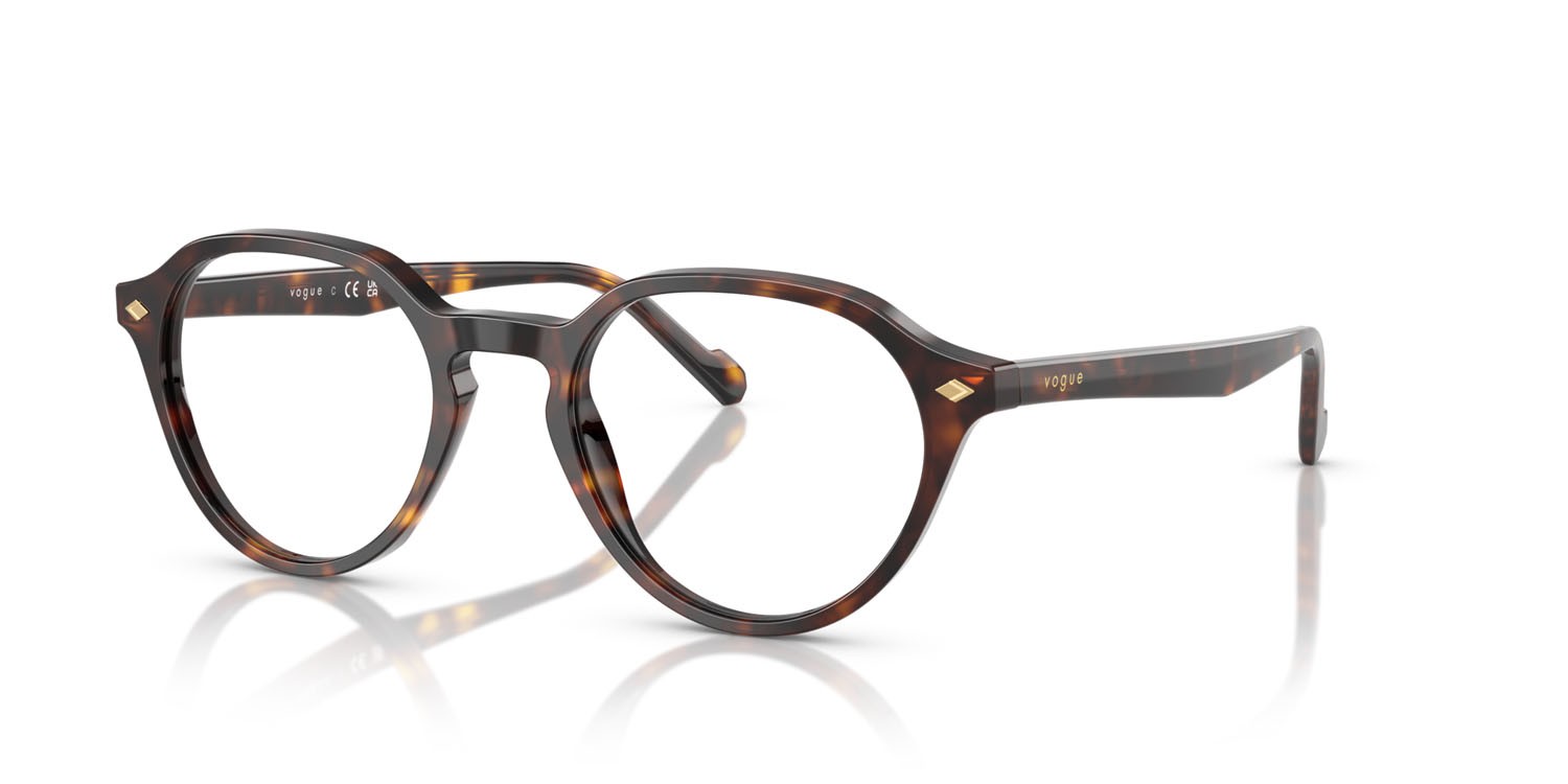 Occhiali da vista Vogue VO 5598 (W656) colore havana scuro forma pantos lenti lente demo