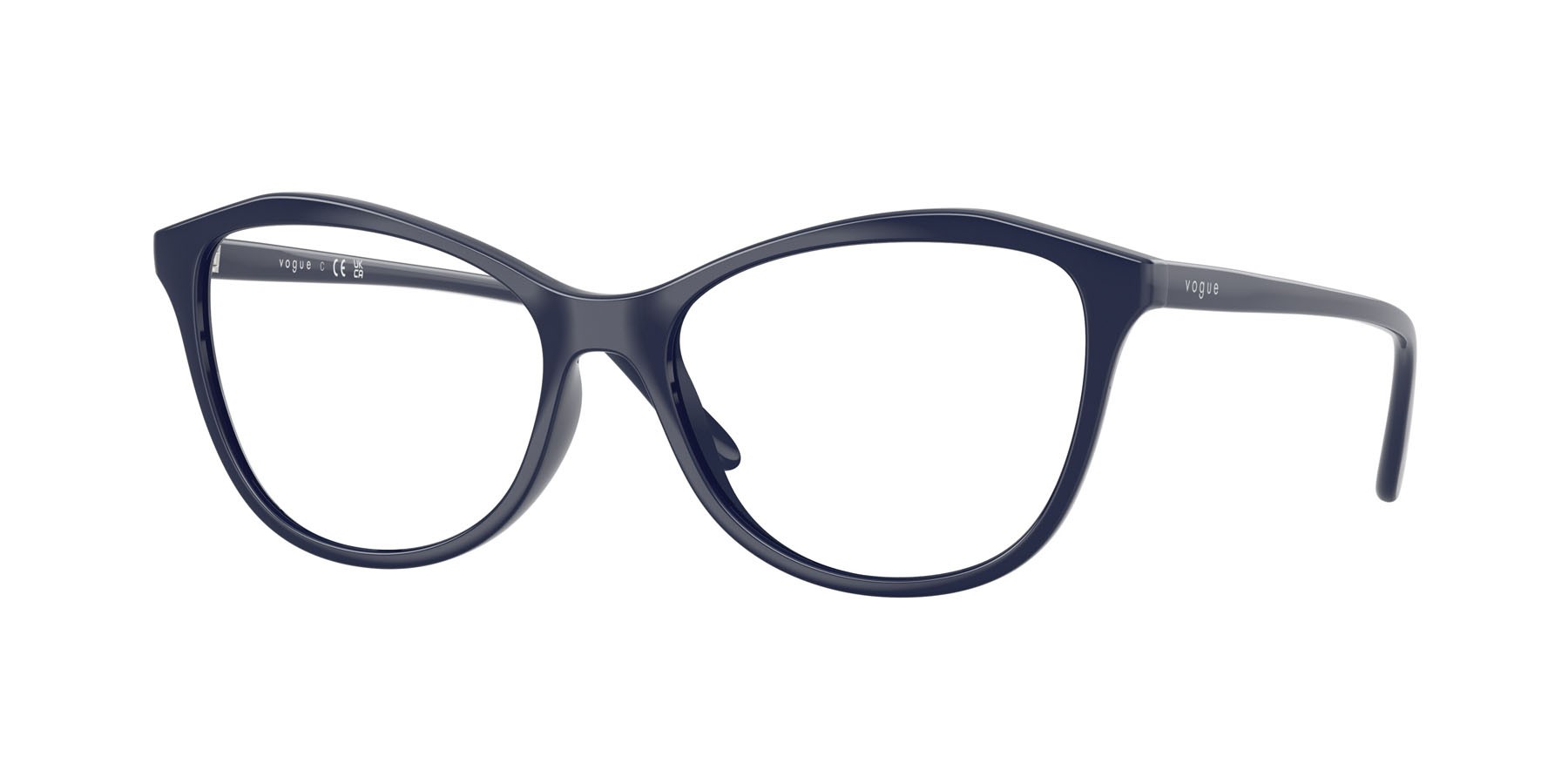Eyeglasses Vogue VO 5602 (3240) color blu pieno shape irregular lenses lente demo