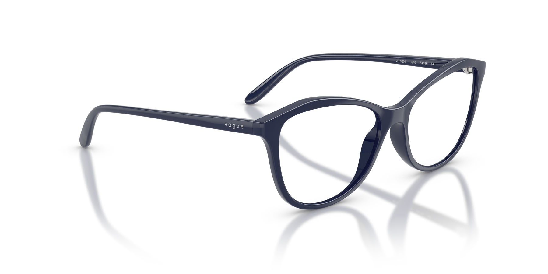 Eyeglasses Vogue VO 5602 (3240) color blu pieno shape irregular lenses lente demo