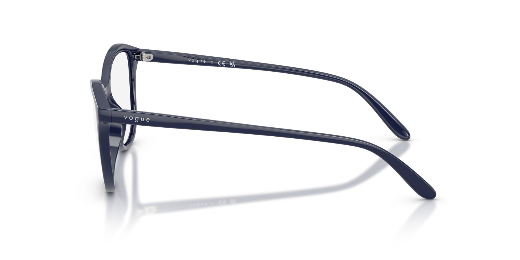 Eyeglasses Vogue VO 5602 (3240) color blu pieno shape irregular lenses lente demo