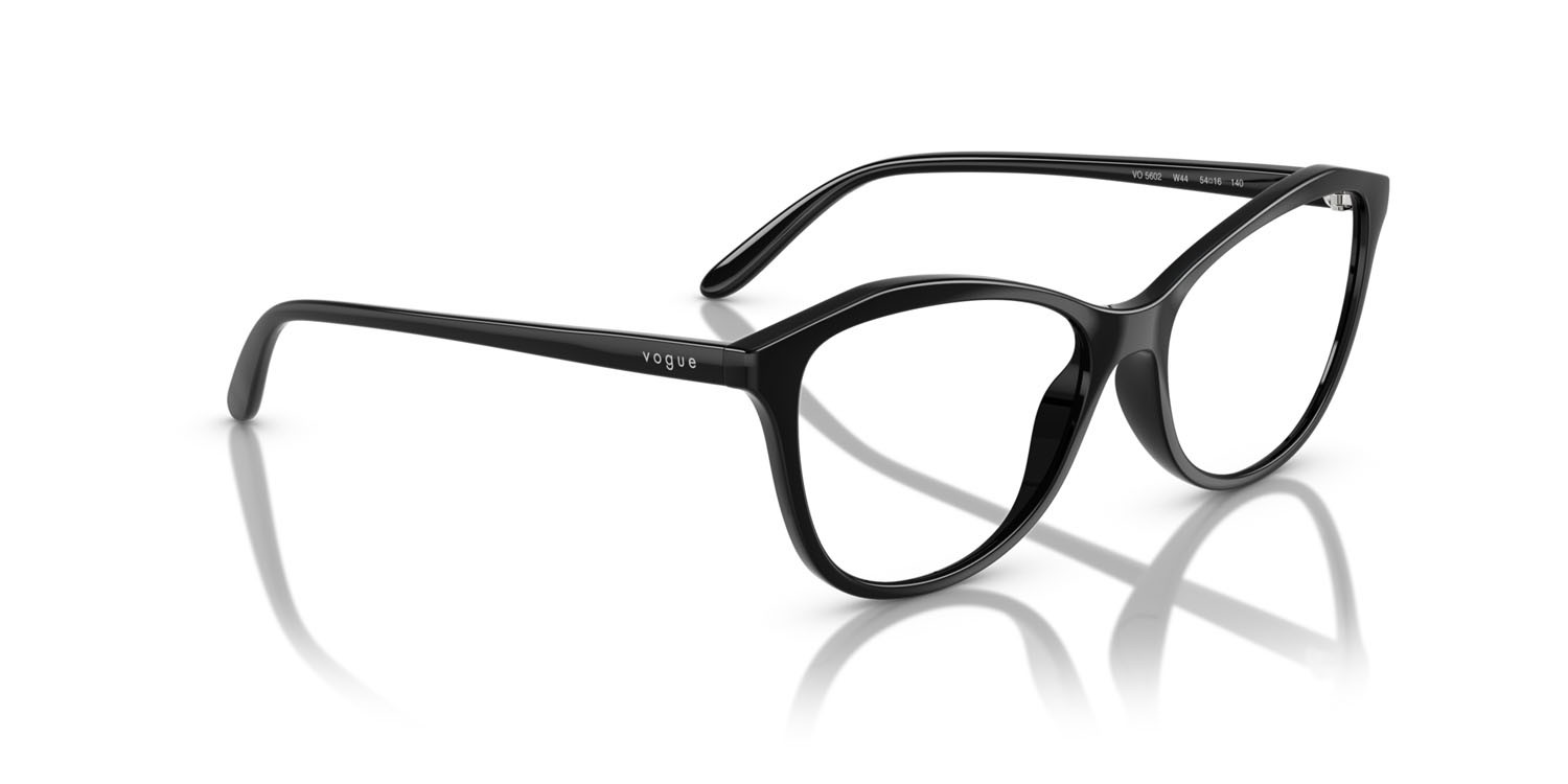 Eyeglasses Vogue VO 5602 (W44) color nero shape irregular lenses lente demo
