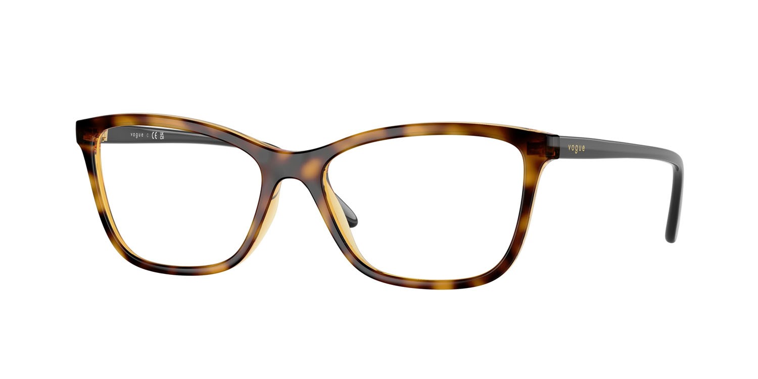 Eyeglasses Vogue VO 5603 (2718) color havana scuro totale shape butterfly lenses lente demo