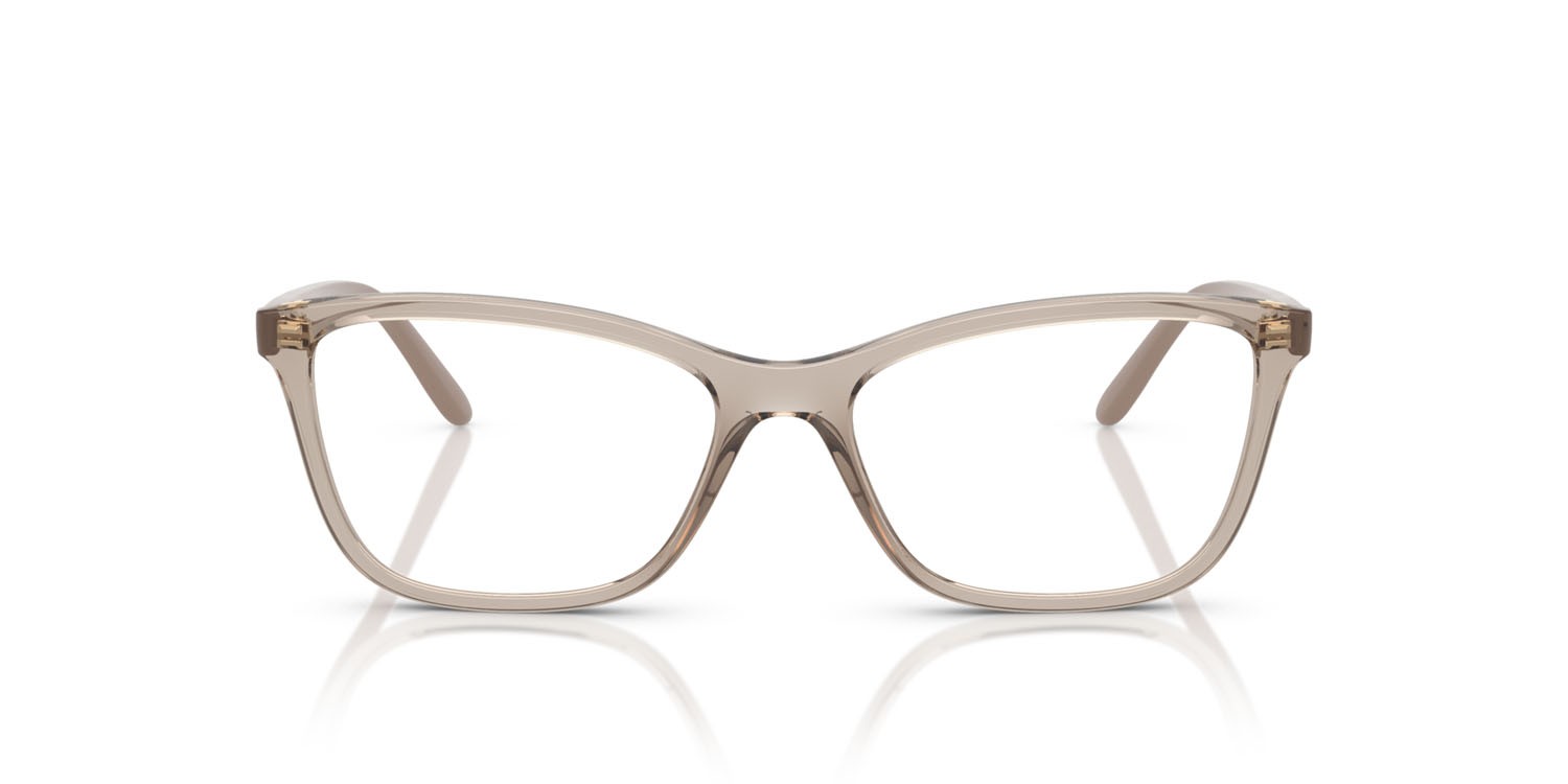Eyeglasses Vogue VO 5603 (2990) color caramello trasparente shape butterfly lenses lente demo