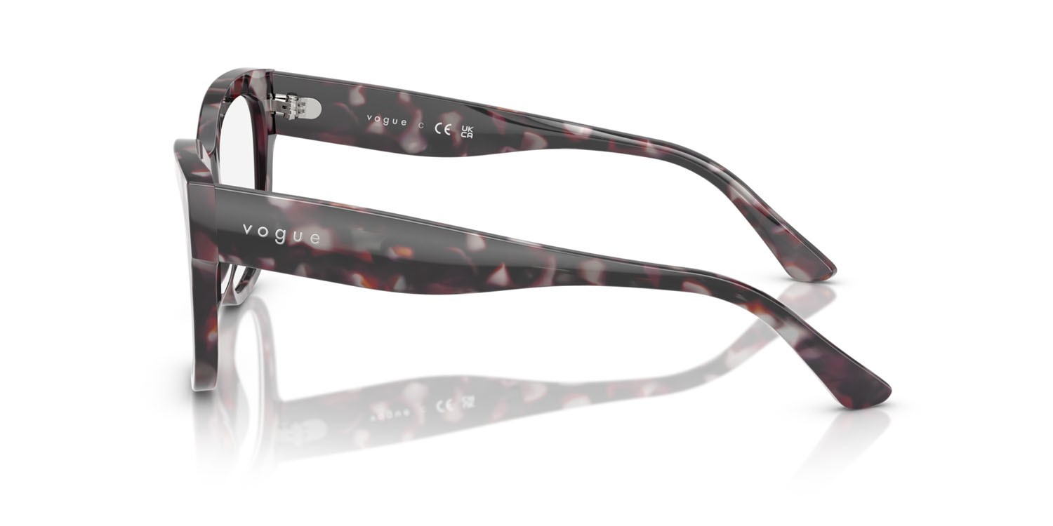 Eyeglasses Vogue VO 5605 (3149) color grigio tartarugato shape square lenses lente demo