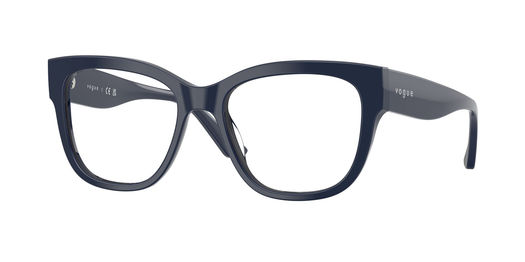 Eyeglasses Vogue VO 5605 (3240) color blu pieno shape square lenses lente demo