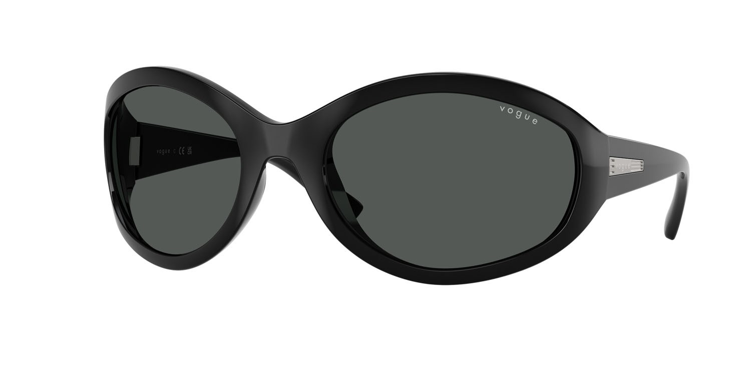 Sonnenbrillen Vogue VO 5606S (W44/87) farbe nero form oval gläser grigio scuro