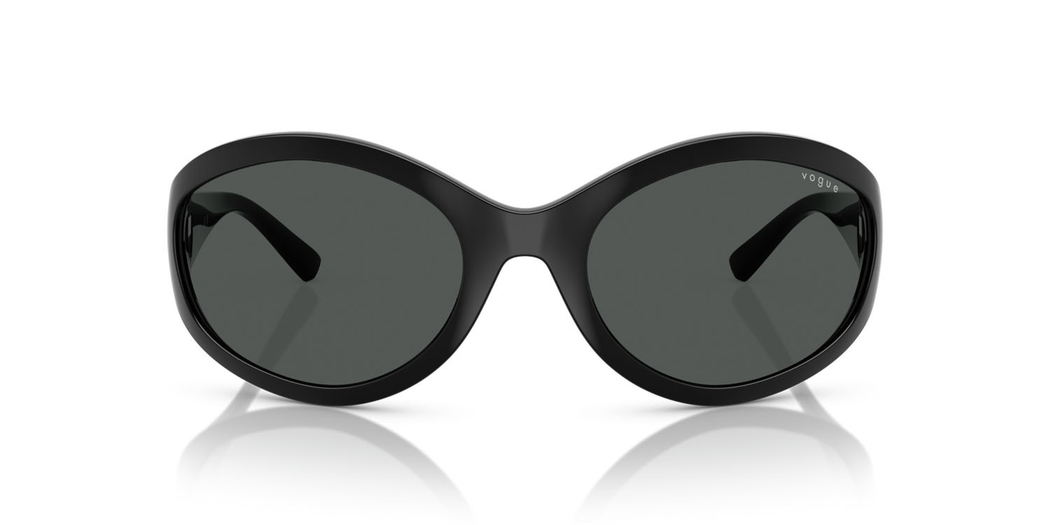 Sonnenbrillen Vogue VO 5606S (W44/87) farbe nero form oval gläser grigio scuro