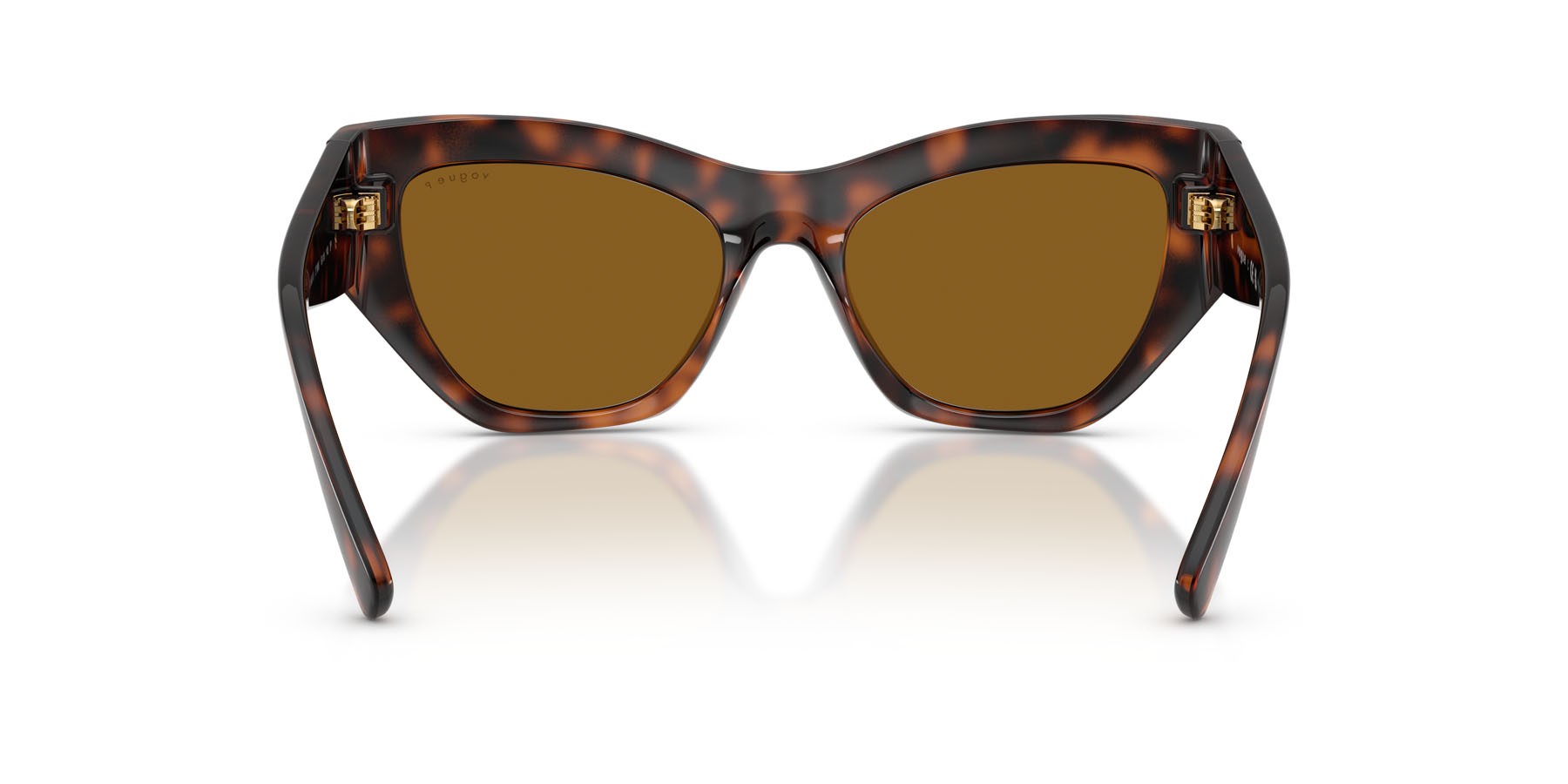 Occhiali da sole Vogue VO 5607S (271883) colore havana scuro totale forma irregolare lenti polar marrone scuro