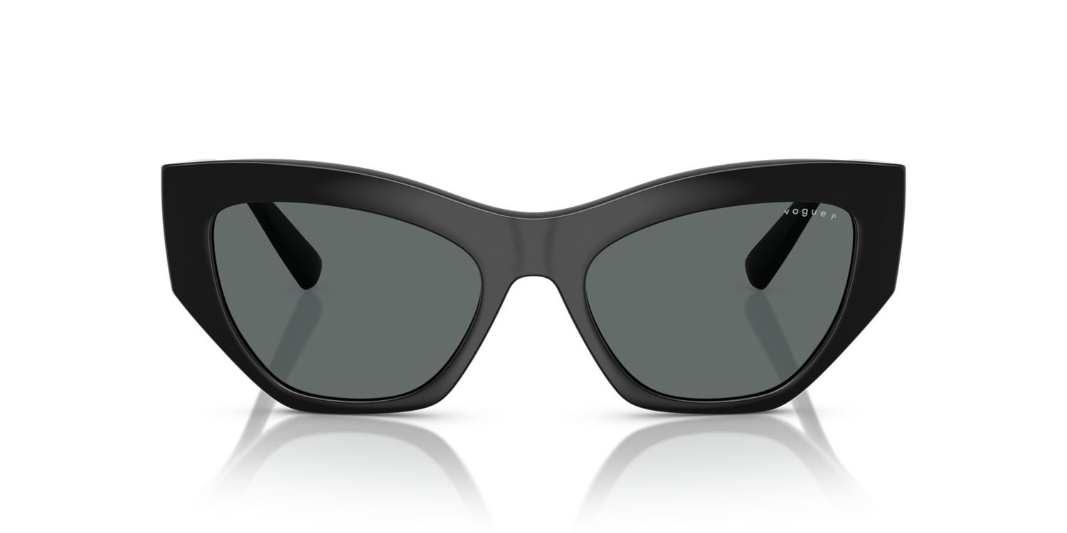 Occhiali da sole Vogue VO 5607S (W44/81) colore nero forma irregolare lenti polar grigio scuro
