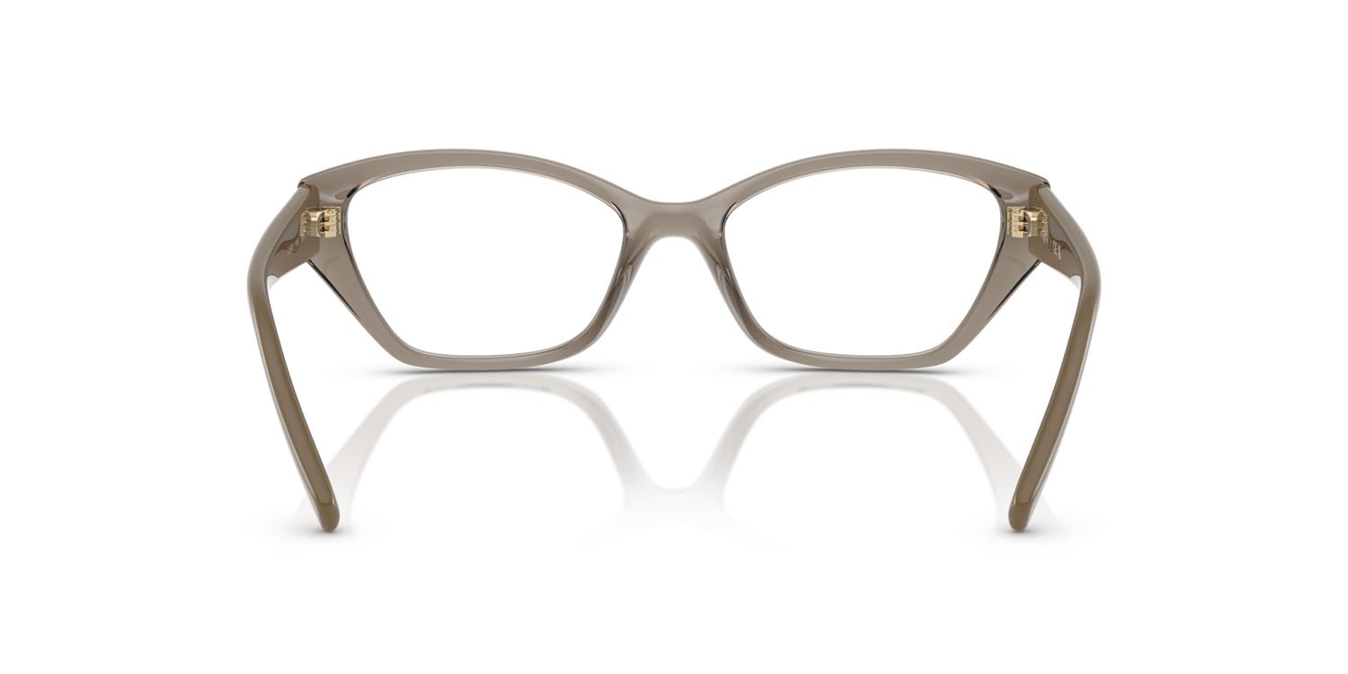 Eyeglasses Vogue VO 5608 (3156) color marrone trasparente shape cat eye lenses lente demo