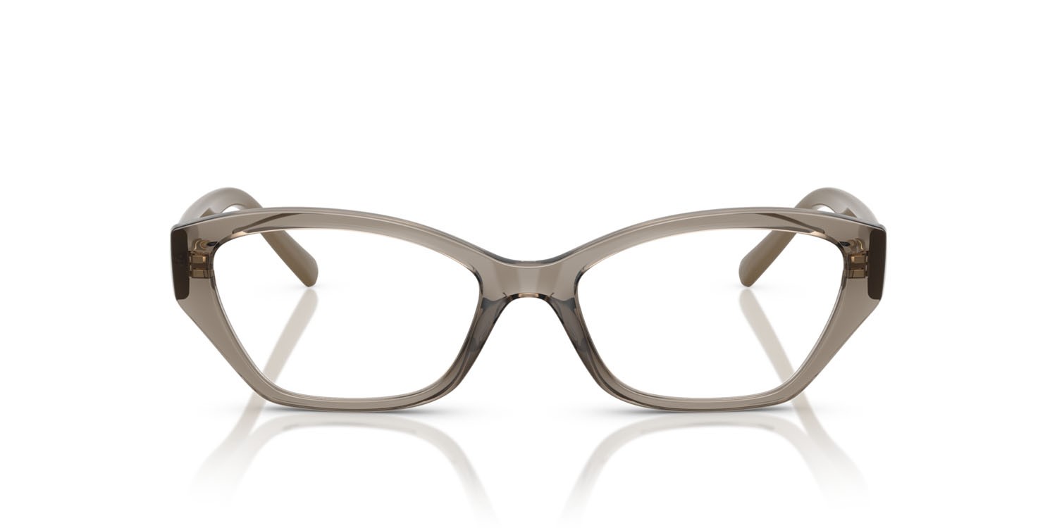 Eyeglasses Vogue VO 5608 (3156) color marrone trasparente shape cat eye lenses lente demo