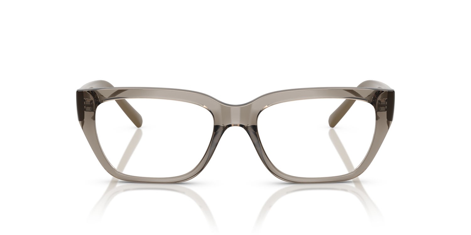 Eyeglasses Vogue VO 5609 (3156) color marrone trasparente shape square lenses lente demo