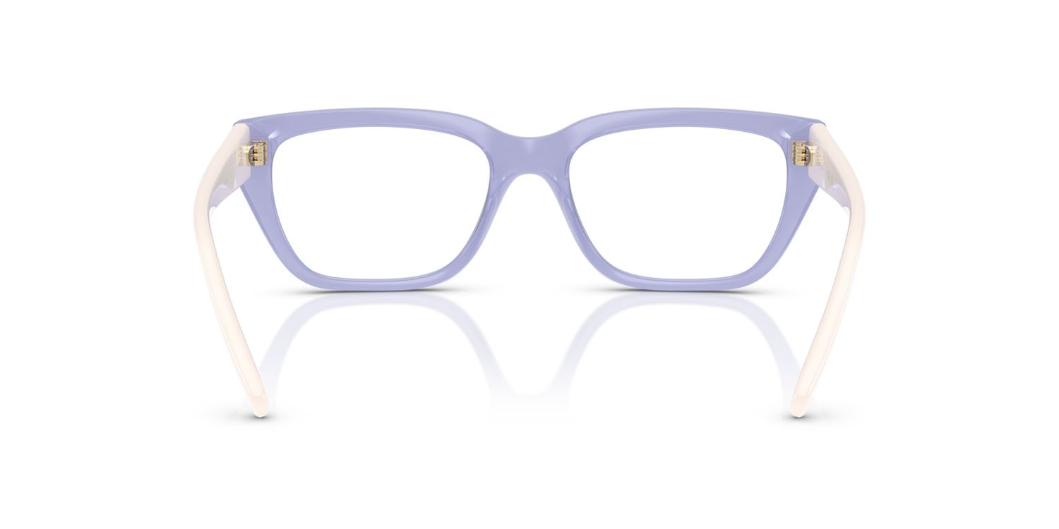 Eyeglasses Vogue VO 5609 (3176) color viola chiaro trasparente shape square lenses lente demo