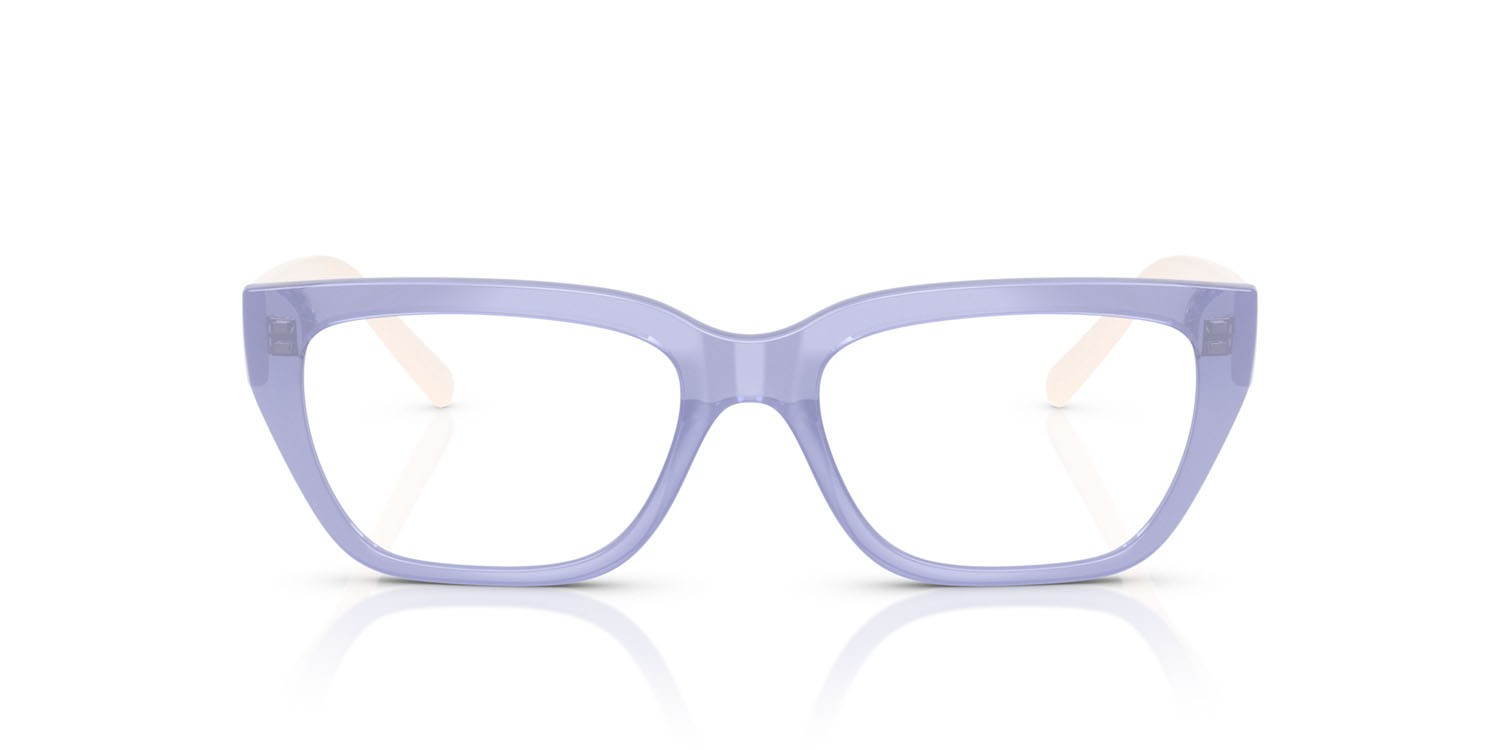 Eyeglasses Vogue VO 5609 (3176) color viola chiaro trasparente shape square lenses lente demo