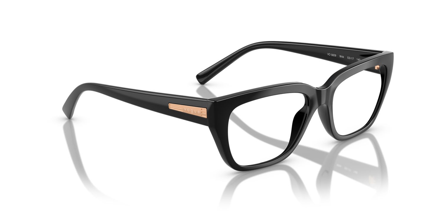 Eyeglasses Vogue VO 5609 (W44) color nero shape square lenses lente demo