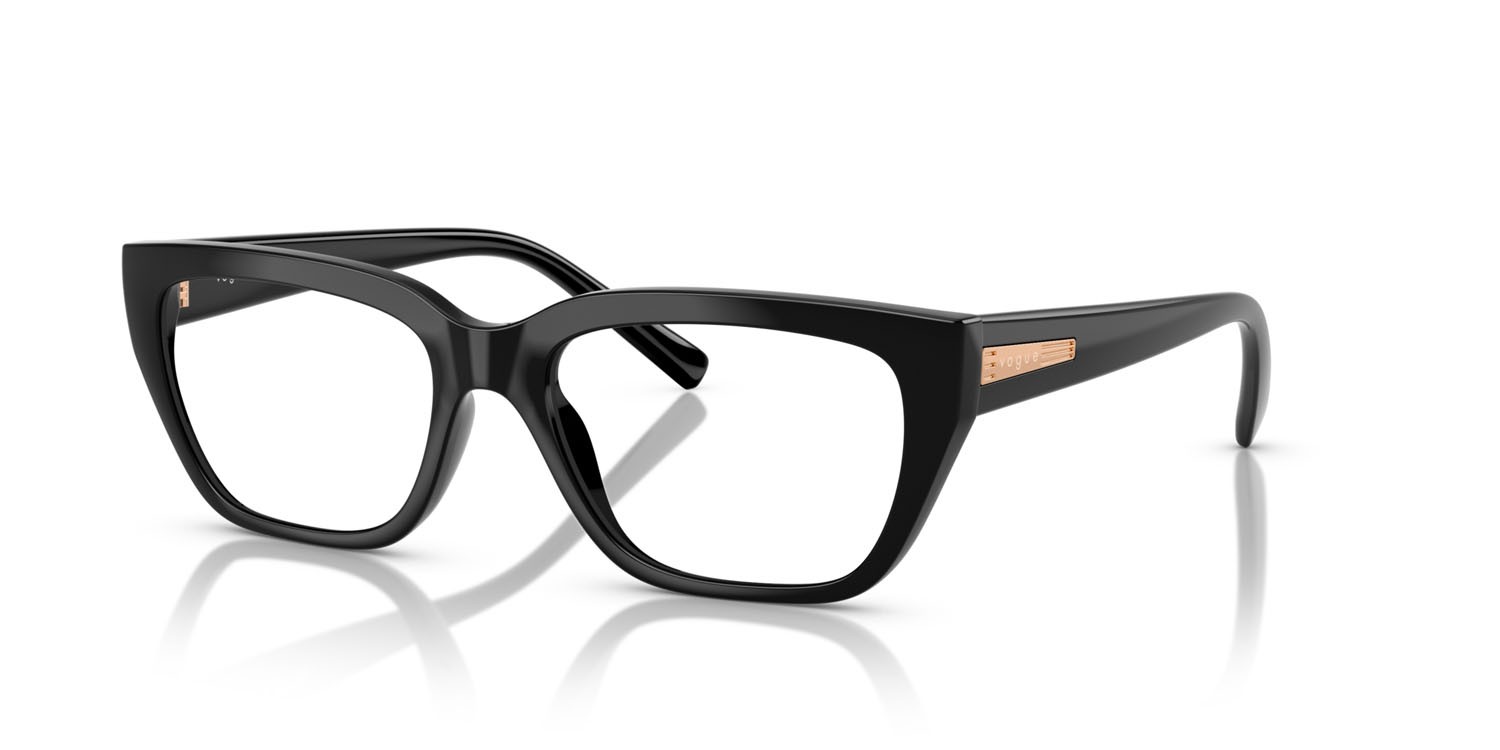 Eyeglasses Vogue VO 5609 (W44) color nero shape square lenses lente demo
