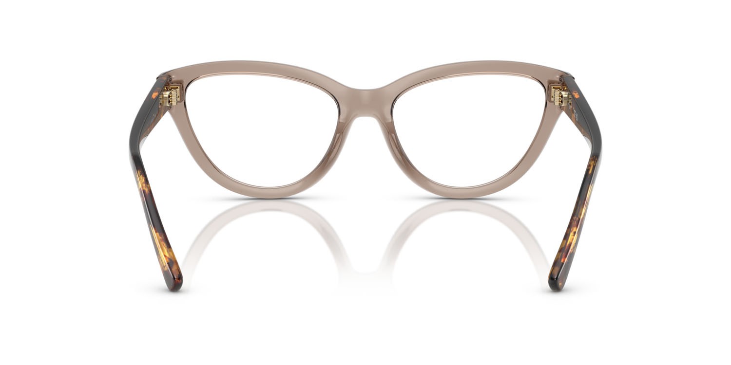 Eyeglasses Vogue VO 5610B (2940) color marrone trasparente shape cat eye lenses lente demo