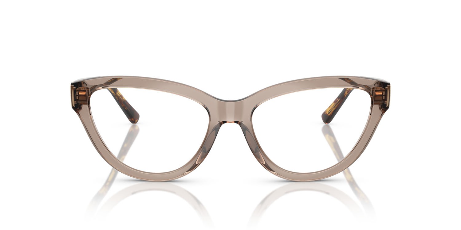 Eyeglasses Vogue VO 5610B (2940) color marrone trasparente shape cat eye lenses lente demo