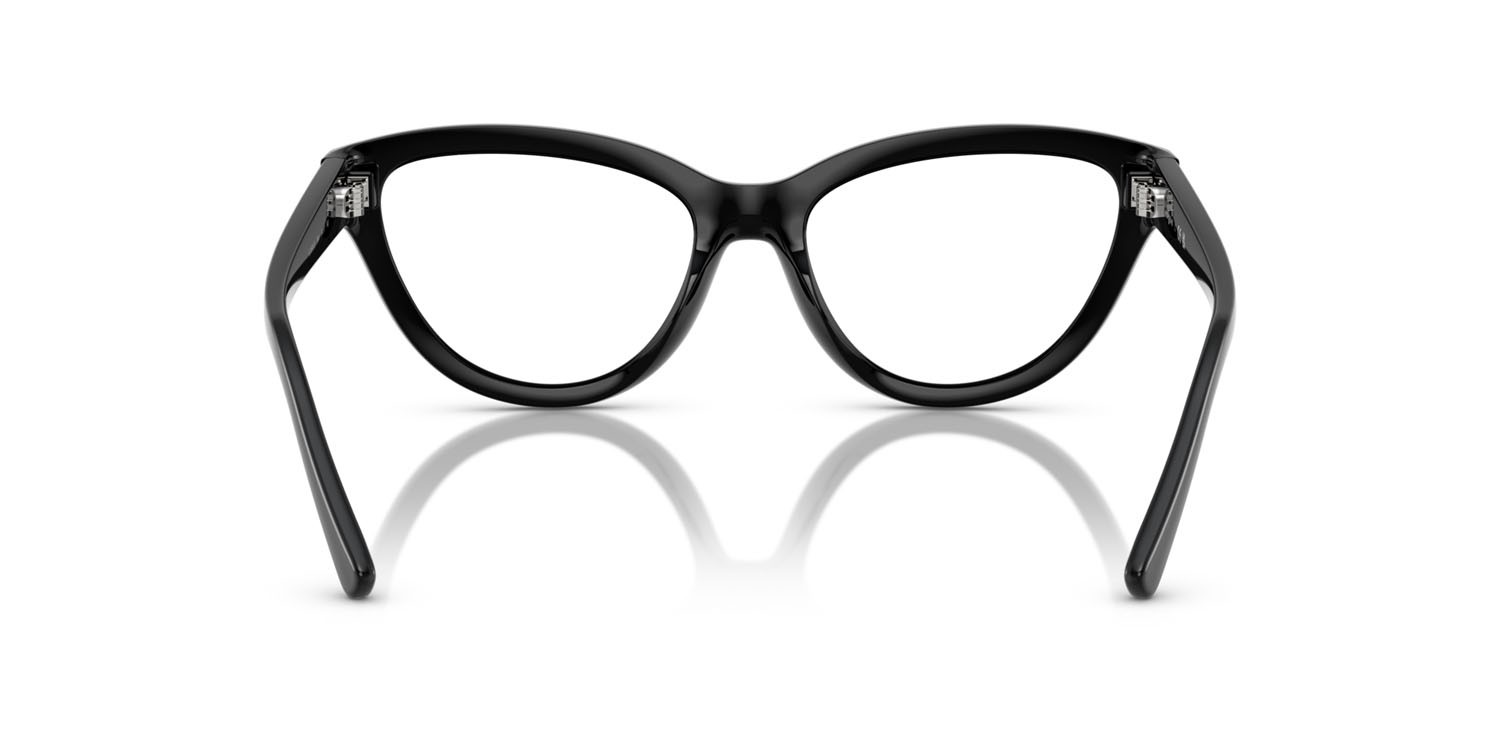 Occhiali da vista Vogue VO 5610B (W44) colore nero forma cat eye lenti lente demo