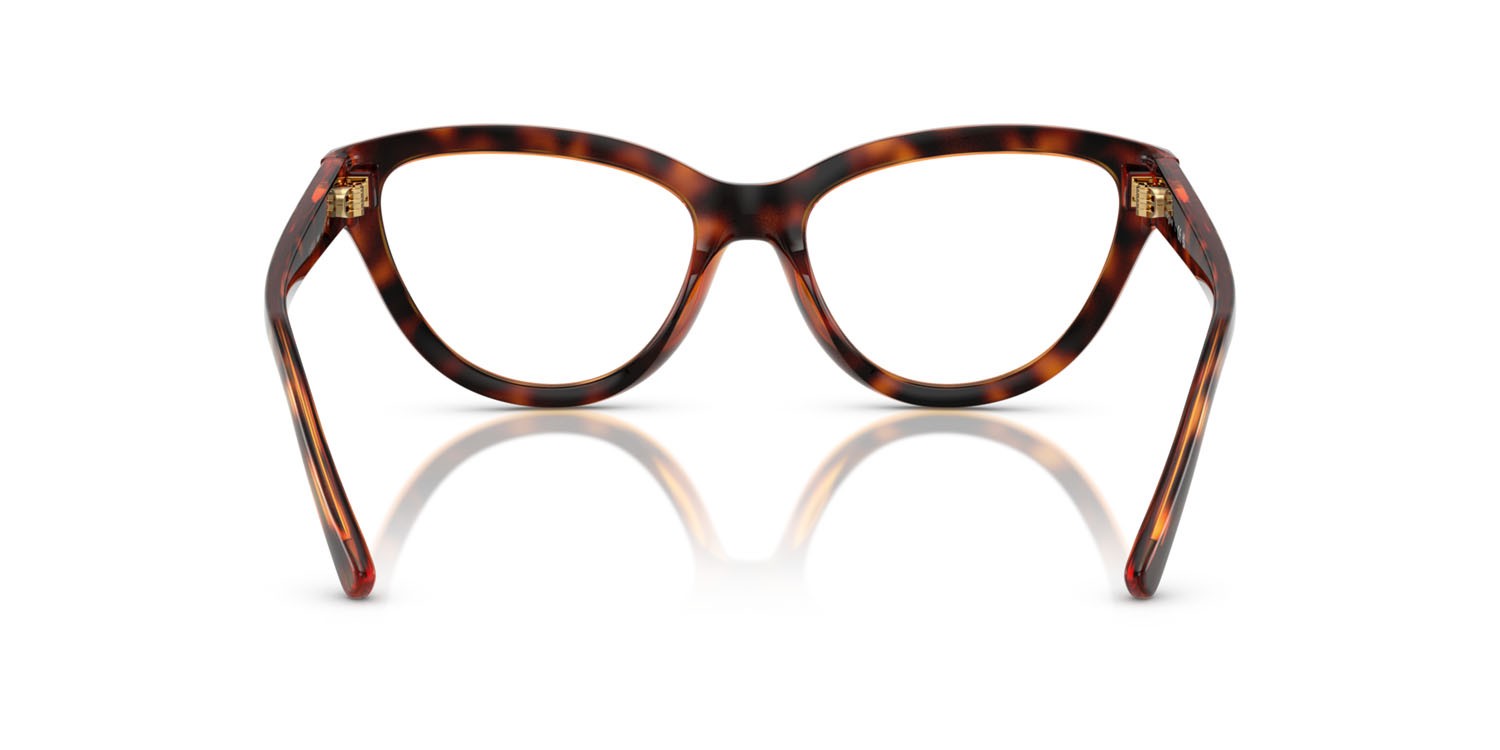 Eyeglasses Vogue VO 5610B (W656) color havana scuro shape cat eye lenses lente demo