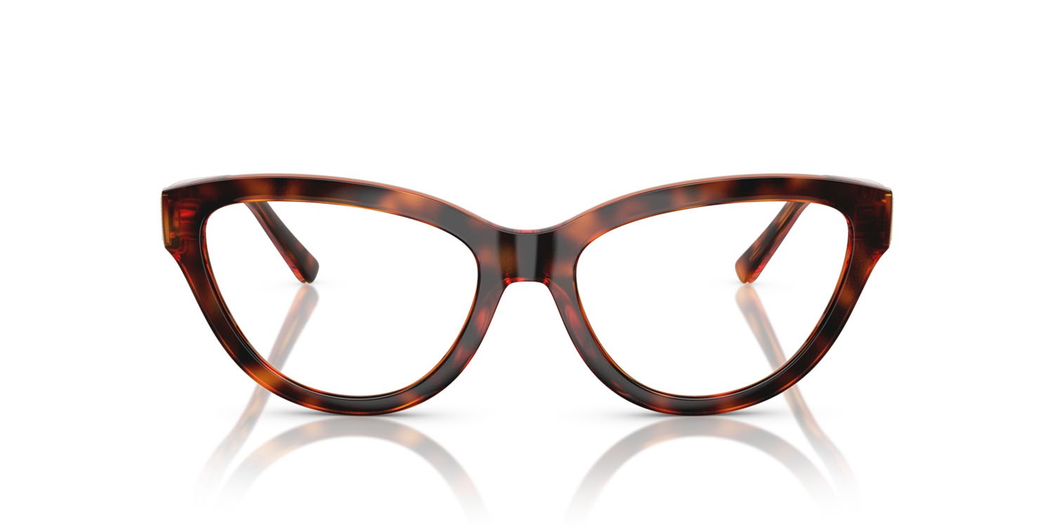Eyeglasses Vogue VO 5610B (W656) color havana scuro shape cat eye lenses lente demo