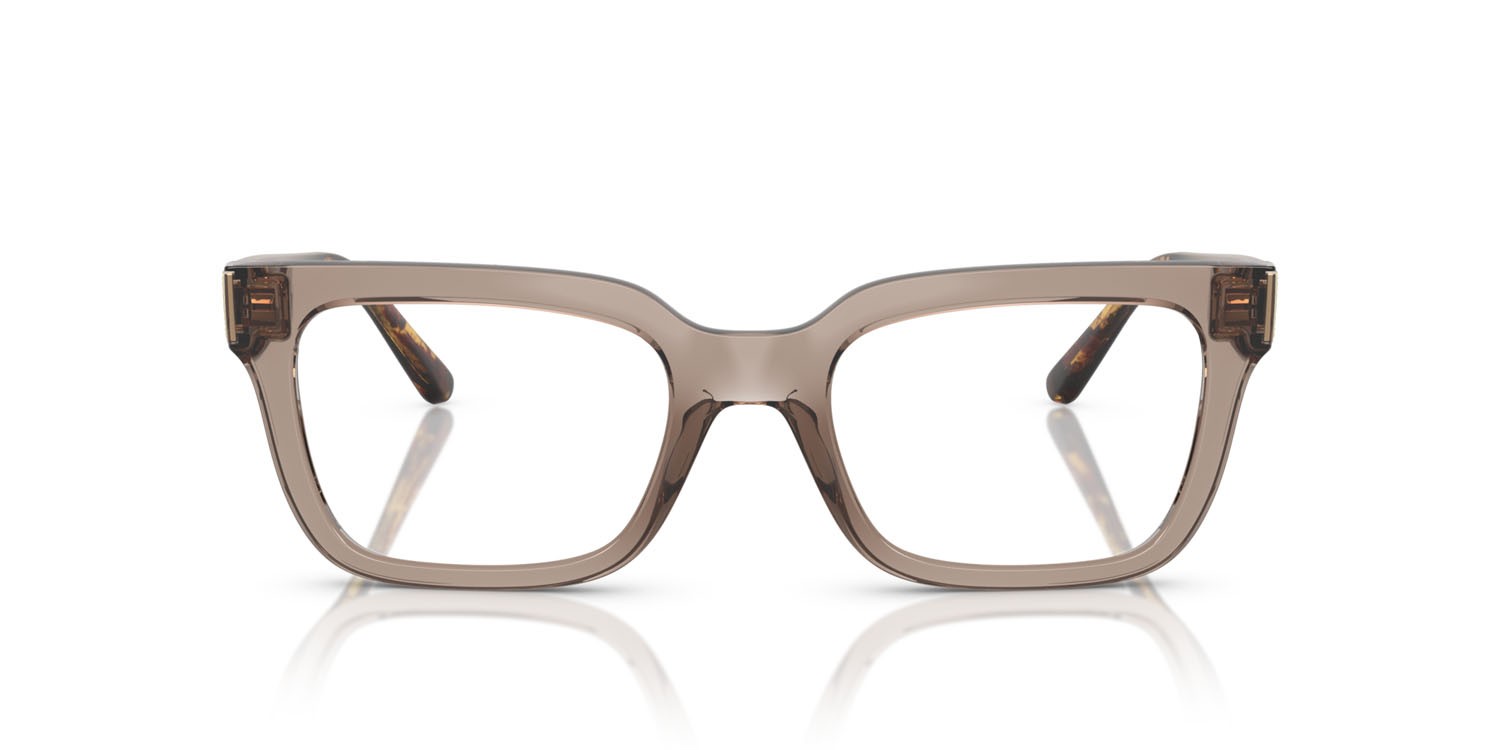 Eyeglasses Vogue VO 5611B (2940) color marrone trasparente shape square lenses lente demo