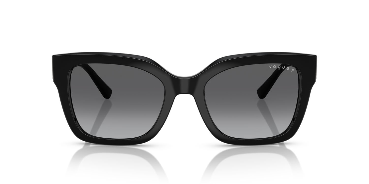 Occhiali da sole Vogue VO 5613SB (W44/T3) colore nero forma quadrato lenti polarizzata grigio sfumato