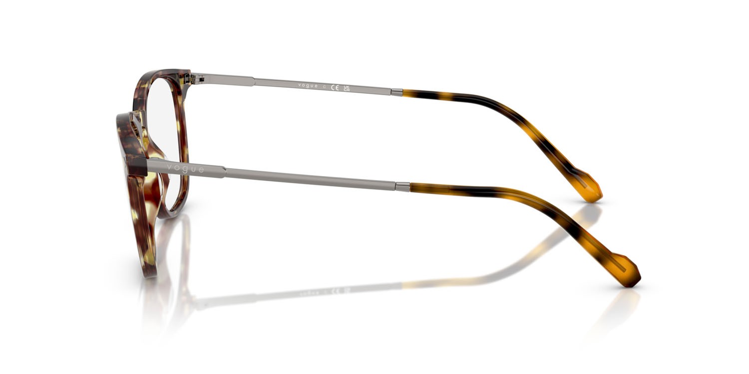 Eyeglasses Vogue VO 5614 (3186) color havana giallo shape square lenses lente demo