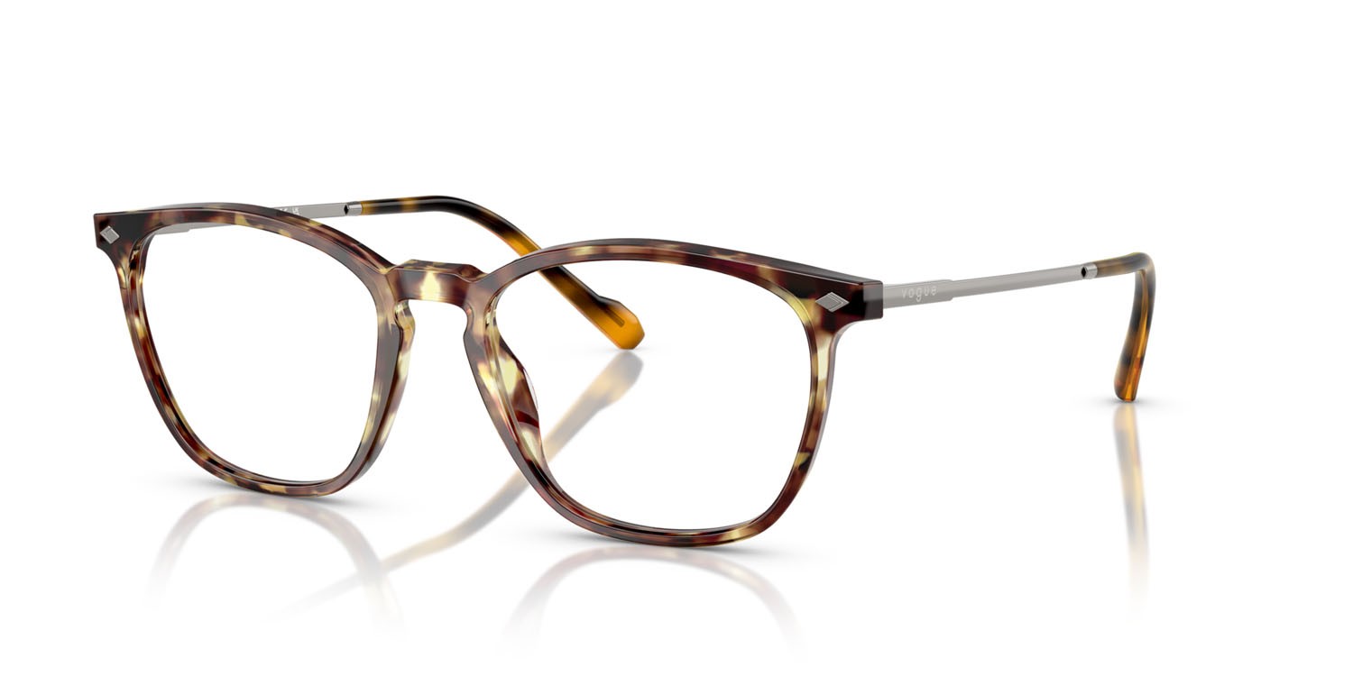 Eyeglasses Vogue VO 5614 (3186) color havana giallo shape square lenses lente demo