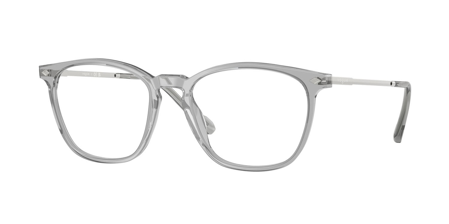 Eyeglasses Vogue VO 5614 (3188) color grigio trasparente shape square lenses lente demo