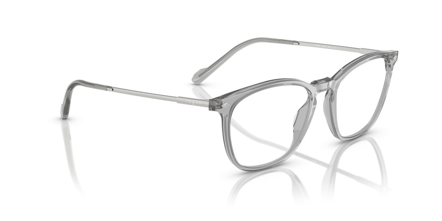 Eyeglasses Vogue VO 5614 (3188) color grigio trasparente shape square lenses lente demo