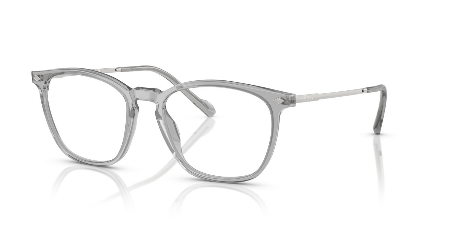 Eyeglasses Vogue VO 5614 (3188) color grigio trasparente shape square lenses lente demo