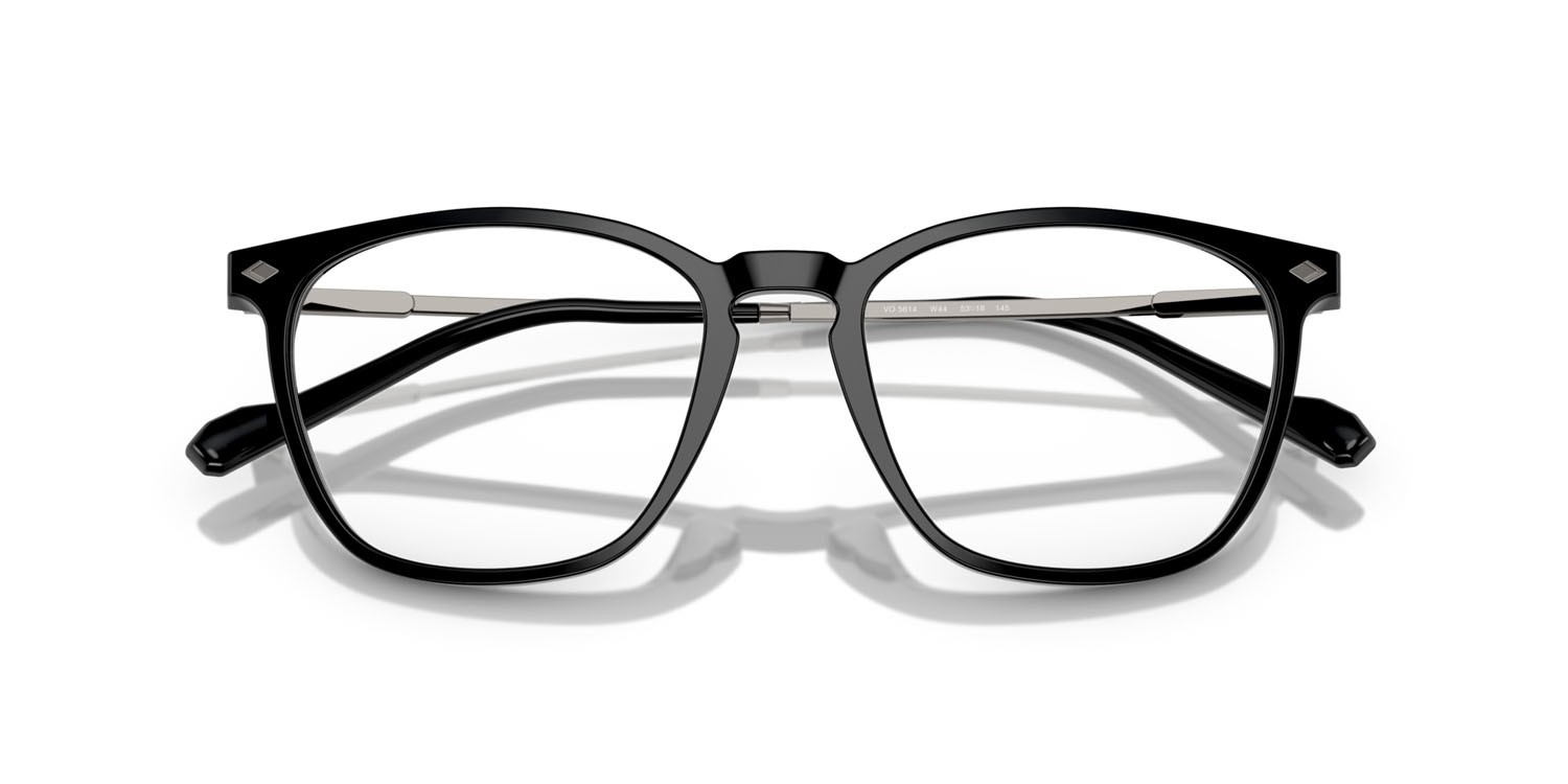 Occhiali da vista Vogue VO 5614 (W44) colore nero forma quadrato lenti lente demo