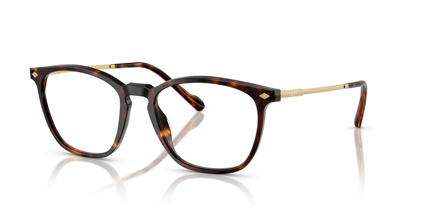 Eyeglasses Vogue VO 5614 (W656) color havana scuro shape square lenses lente demo