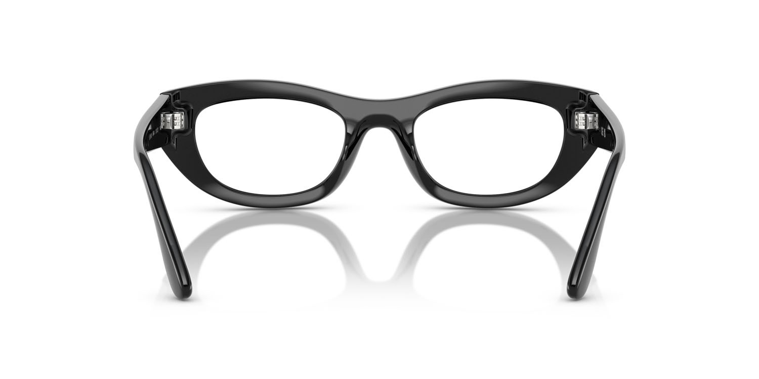 Occhiali da vista Vogue VO 5615 (W44) colore nero forma cat eye lenti lente demo