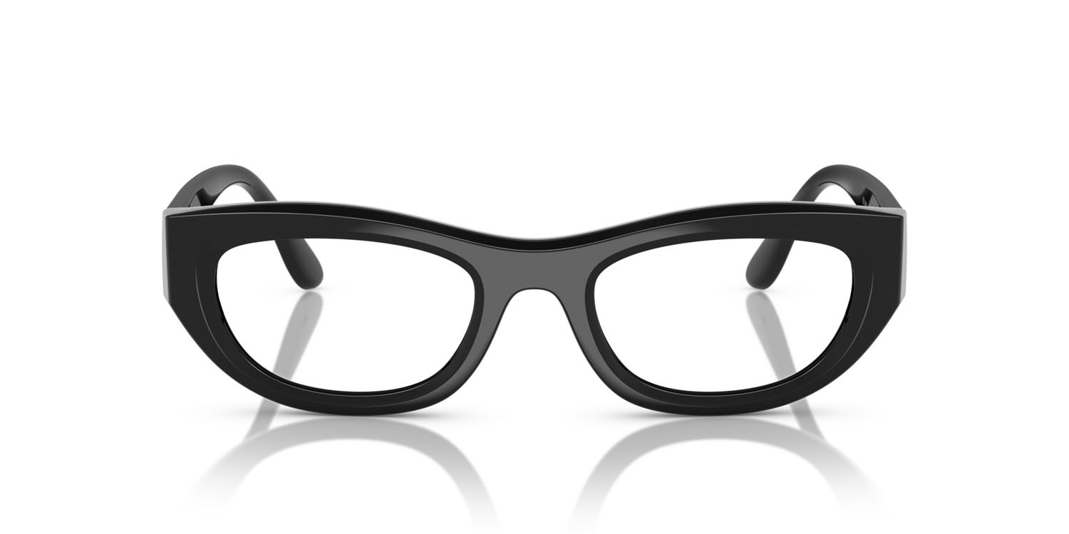 Occhiali da vista Vogue VO 5615 (W44) colore nero forma cat eye lenti lente demo
