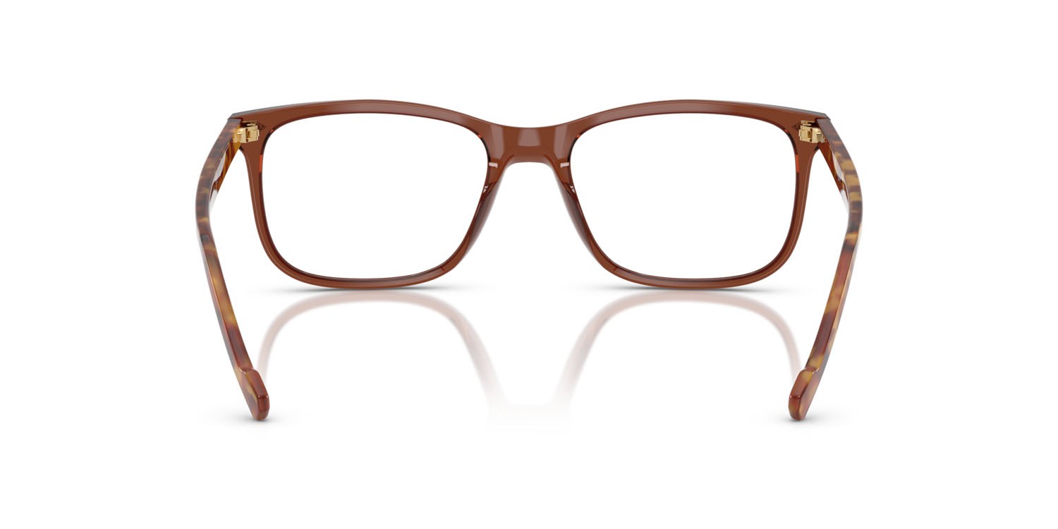 Eyeglasses Vogue VO 5617 (3202) color marrone trasparente shape square lenses lente demo