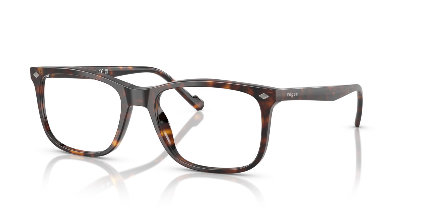 Eyeglasses Vogue VO 5617 (W656) color havana scuro shape square lenses lente demo