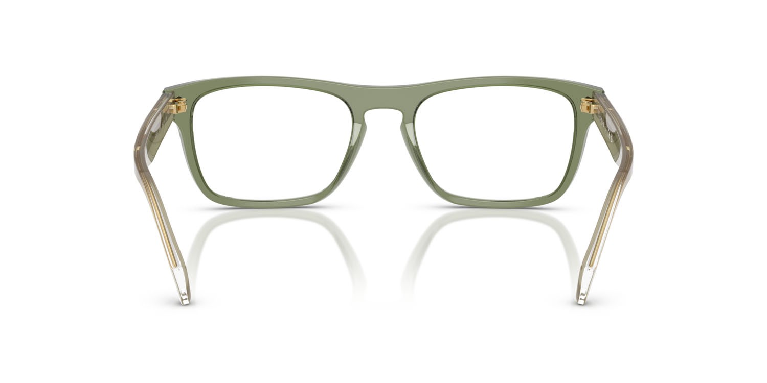 Occhiali da vista Vogue VO 5619 (3187) colore verde trasparente forma quadrato lenti lente demo