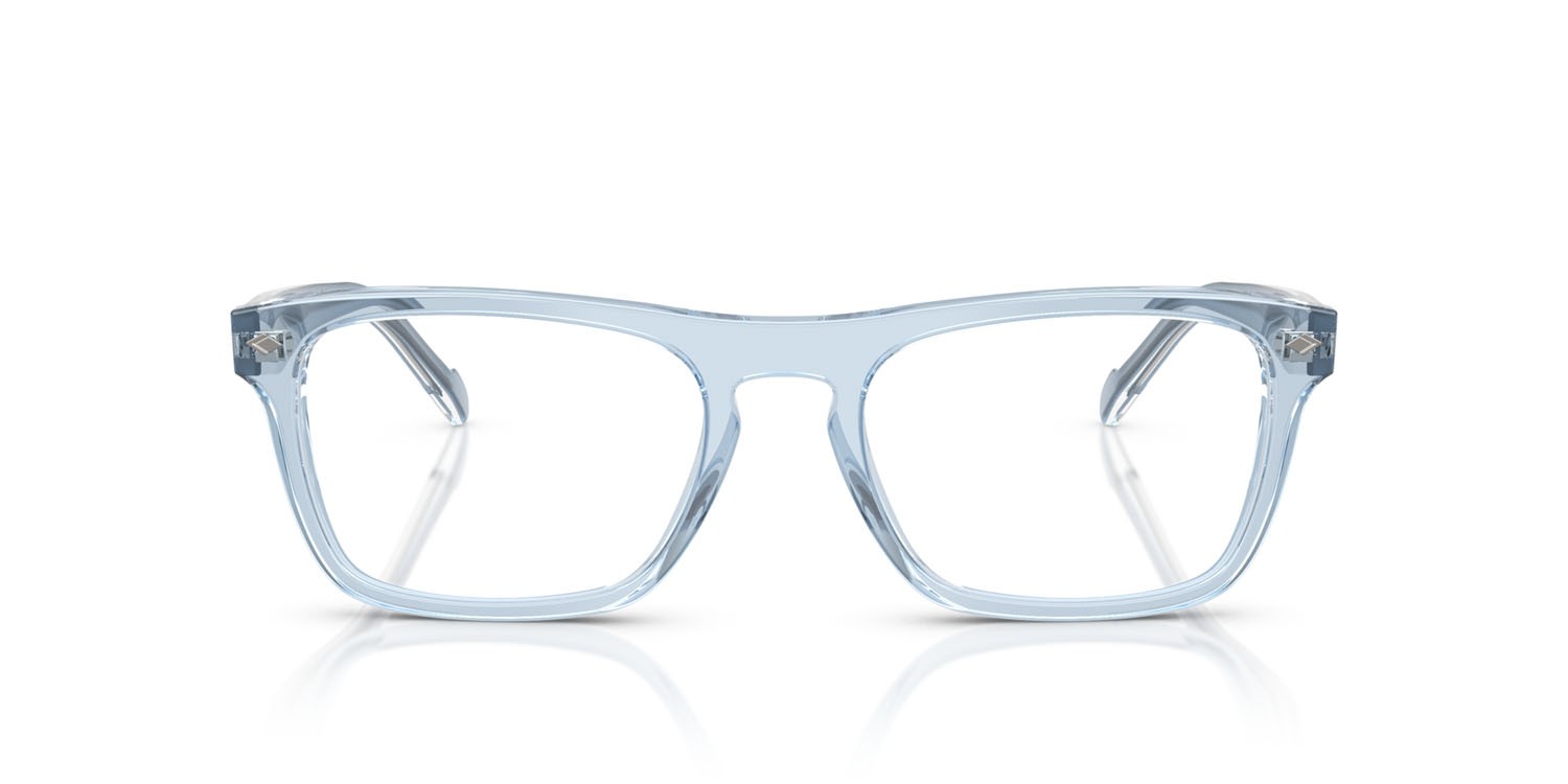 Occhiali da vista Vogue VO 5619 (3215) colore azzurro trasparente forma quadrato lenti lente demo