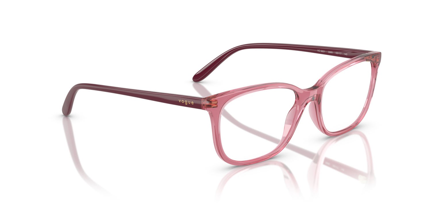 Eyeglasses Vogue VO 5621 (3065) color viola trasparente shape square lenses lente demo